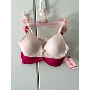 Juicy Couture Set of 2 Pink Bras 30A - NWT